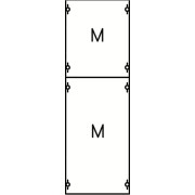 1M1A Панель с монтажной платой 1ряд/5 реек