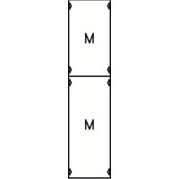1M3A Панель с монтажной платой 1ряд/7 реек