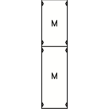 1M3A Панель с монтажной платой 1ряд/7 реек 1M3A Панель с монтажной платой 1ряд/7 реек