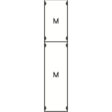 1M4A Панель с монтажной платой 1ряд/8 реек 1M4A Панель с монтажной платой 1ряд/8 реек