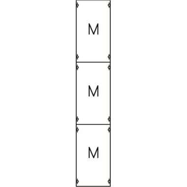 1M5A Панель с монтажной платой 1ряд/9 реек
