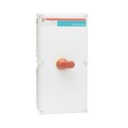 1SCA022278R1930 Рубильник в боксе OT250KFCC3A до 250А(АС23А) 3х-полюсный, 2НО+1НЗ доп. контакт, пластик, нет 2xфланецII