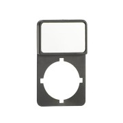 1SCA022555R4990 Дополнительный шильдик OMFB72 черный для миниатюрных переключате лей ОМ