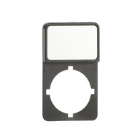 1SCA022555R4990 Дополнительный шильдик OMFB72 черный для миниатюрных переключате лей ОМ