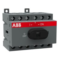 1SCA104834R1001 Рубильник OT16F6 до 16А 6-полюсный для установки на DIN-рейку или монтажную плату (без ручки)