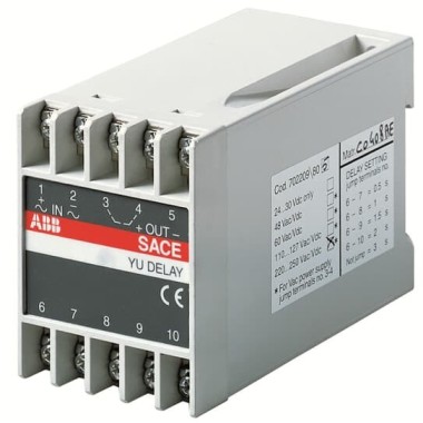1SDA038316R1 Устройство выдержки времени для реле минимального напряжения UVD 24/30V E1/6 T7-T7M-X1 1SDA038316R1 Устройство выдержки времени для реле минимального напряжения UVD 24/30V E1/6 T7-T7M-X1
