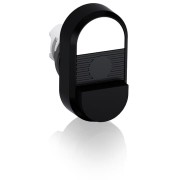1SFA611145R1106 Кнопка двойная MPD16-11B (белая/черная-выступающая) непрозрачная черная-выступающая линза без текста