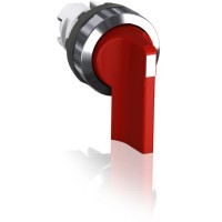 1SFA611203R2001 Переключатель M2SS4-20R (длинная ручка) красный 2-х позиционный без подсветки (только корпус) 45 град. с фиксацией