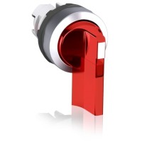 1SFA611203R2101 Переключатель M2SS4-21R (длинная ручка) красный 2-х позиционный с подсветкой (только корпус) 45 град. с фиксацией
