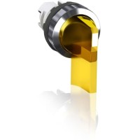 1SFA611204R2103 Переключатель M2SS5-21Y (длинная ручка) желтый 2-х позиционный с подсветкой (только корпус) 90# с фиксацией