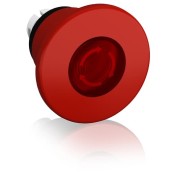 1SFA611513R1101 Кнопка MPMT4-11R ГРИБОК красная (только корпус) с подсветкой с усиленной фиксацией 60мм отпускание поворотом
