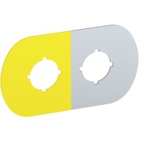 1SFA611930R1006 Шильдик MA6-1006 (2 места (1 желт)) для пластикового кнопочногопоста