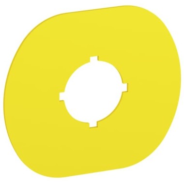 1SFA611930R1024 Шильдик MA6-1024 (желт.пласт. 1 место) с без текста