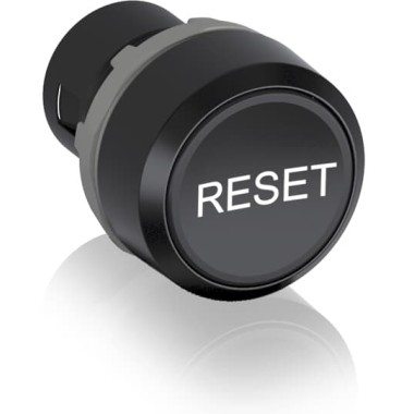 1SFA616160R1046 Кнопка сброса без штока KPR1-104B чёрная, с текстом R