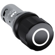 1SFA619501R1076 Кнопка CE3P-10B-11 черная с фиксацией 1НО1НЗ отпускание вытягиванием 30мм