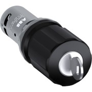 1SFA619502R1076 Кнопка CE3K1-10B-11 аварийного останова с фиксацией 1НО1НЗ отпускание ключом 30мм чёрная