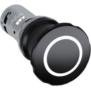 1SFA619551R1076 Кнопка CE4P-10B-11 черная с фиксацией 1НО1НЗ отпускание вытягиванием 40мм