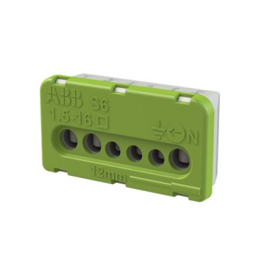 1SPE007715F0741 Клеммник винтовой PE3x16-3х6 мм PEK/S06