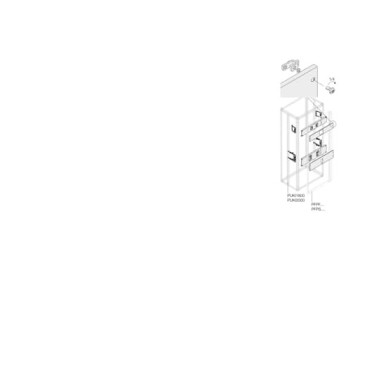 1STQ001451B0000 К-кт гориз.уст.XT4+RCD 4P,втыч,H250/W400