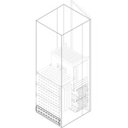 1STQ001999B0000 Перегородка верт.задн. H=100мм W=600мм