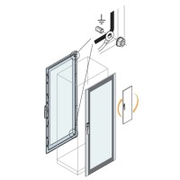 ET2260K Дверь со стеклом 2200x600мм ВхШ
