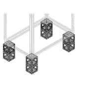 1STQ007207A0000 Угл.элемент цоколя сдвоен.H=200мм (8 шт)