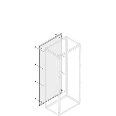 1STQ007624A0000 Панель задняя IP30/40 H=2000мм W=800мм