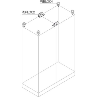 1STQ008116A0000 Уголки для подъема соедин. шкафов (2шт) 1STQ008116A0000 Уголки для подъема соедин. шкафов (2шт)