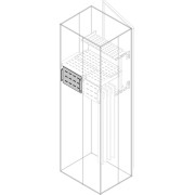 1STQ008814A0000 Перегородка верт.задн. H=175мм W=600мм