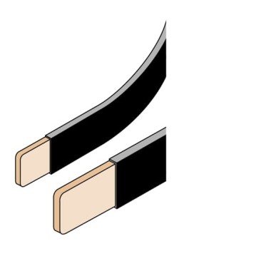 BF2502 Шина медная гибкая 20x5мм 400A l=2м (2шт)