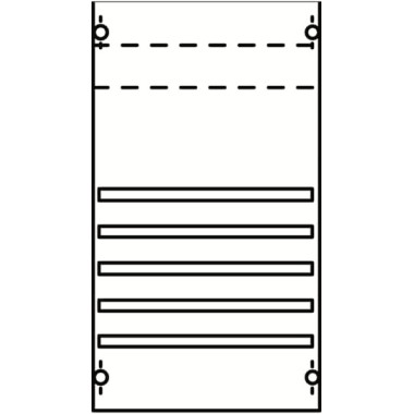 1V002A Панель с системой шин 250А 1ряд/3рейки