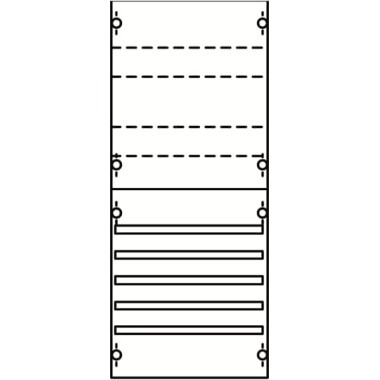 1V02A Панель с системой шин 250А 1ряд/4рейки