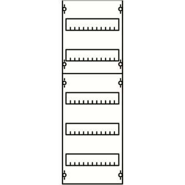 1V1A Панель для модульных уст-в 1ряд/5 реек
