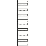 1V3A Панель для модульных уст-в 1ряд/7 реек