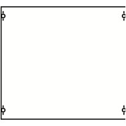 2B00A Панель с защитым пластроном и дин-рейкой