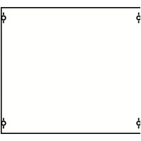 2B00A Панель с защитым пластроном и дин-рейкой