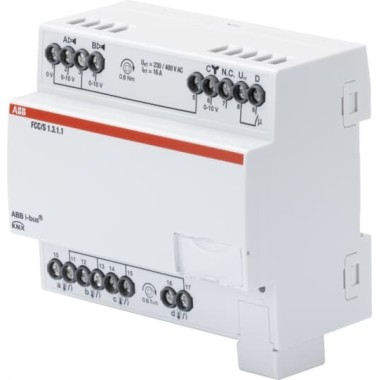 2CDG110214R0011 FCC/S1.3.1.1 Фанкойл-контроллер, 3x0-10В управление клапанами и скоростью вентилятора