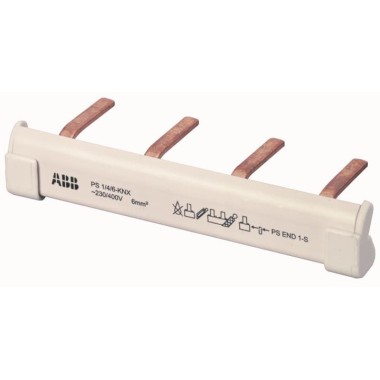 2CDG924003R0011 PS1/4/6-KNX Разводка шинная, 1 фаза, 4 контакта 2CDG924003R0011 PS1/4/6-KNX Разводка шинная, 1 фаза, 4 контакта