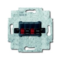 2CKA000230A0404 Розетка для громкоговорителя, 4 клеммы, антрацит