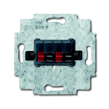 2CKA000230A0404 Розетка для громкоговорителя, 4 клеммы, антрацит