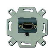 2CKA000230A0426 Механизм VGA-розетки/разъёма, D-type, Full HD, 15 полюсов, цвет серый