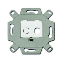 2CKA000230A0437 Адаптор/суппорт для ТВ-разъёмов тип F, BNC-F, цвет альпийский белый