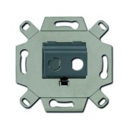 2CKA000230A0438 Адаптор/суппорт для ТВ-разъёмов тип F, BNC-F, цвет серый