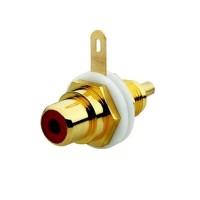 2CKA000230A0453 Разъём RCA/CINCH (колокольчик/тюльпан), диапазон от 20 Гц до 20 кГц, цвет красный