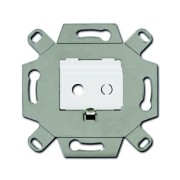 2CKA000230A0459 Адаптор/суппорт для TRS-разъёмов, mini-jack 3.5 мм, аудио, цвет альпийский белый