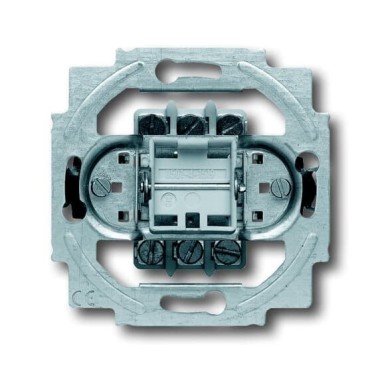 2CKA001011A0816 Механизм 1-клавишного, 3-полюсного выключателя, 16А 400В, серия Future/Axcent/Carat/Династия/Allwetter/Busch-Duro/Reflex SI