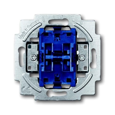 2CKA001011A0928 Механизм 2-клавишного переключателя, 10А 250В, серия Future/Axcent/Carat/Династия/Allwetter/Busch-Duro/Reflex SI