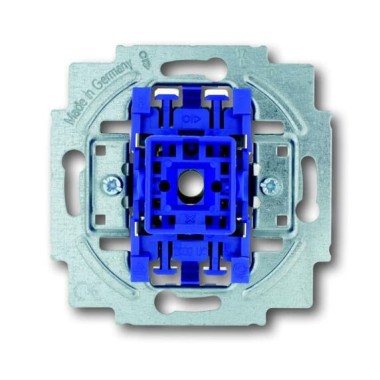 2CKA001012A2131 Механизм 1-клавишного, 1-полюсного выключателя, 10А 250В, серия Future/Axcent/Carat/Династия/Allwetter/Busch-Duro/Reflex SI