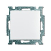 2CKA001012A2139 Механизм 1-клавишного, 1-полюсного выключателя с клавишей, серия Basic 55, цвет альпийский белый