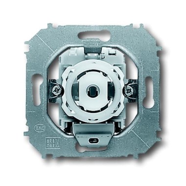 2CKA001022A0623 Механизм 1-клавишного, 2-полюсного контрольного выключателя с лампой, серия impuls